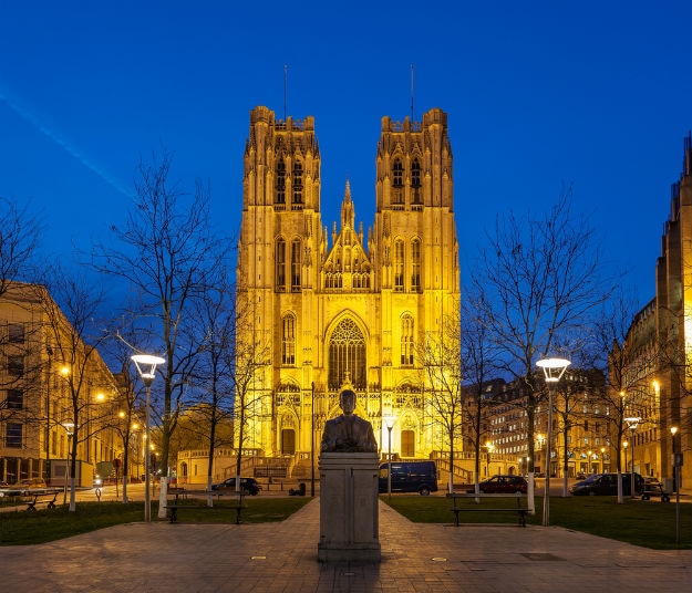 Belgium2-cathedral of st michael and st gudula