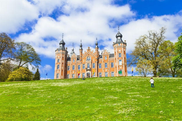 De Viron castle in Dilbeek