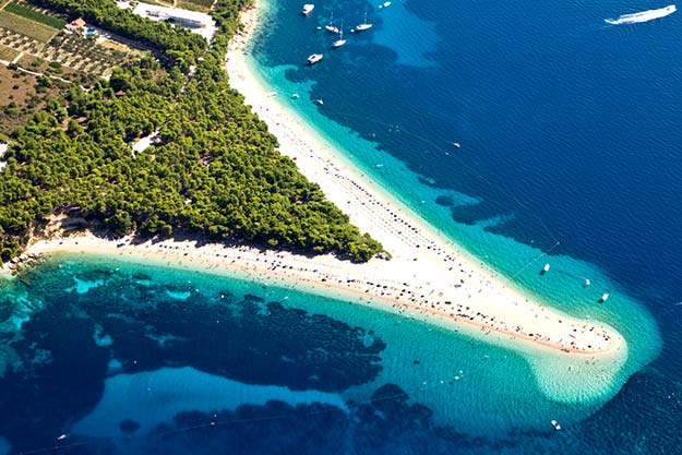 Croatia-Zlatni-Rat-beach-in-Bol-Brac-island
