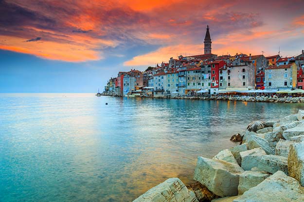 Croatia-old-town-of-Rovinj-