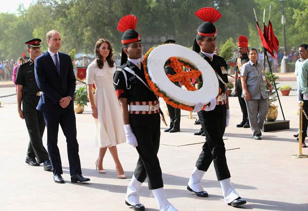 prince william and kate in delhi