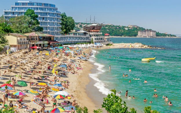 Golden Sands coastal resort in Bulgaria