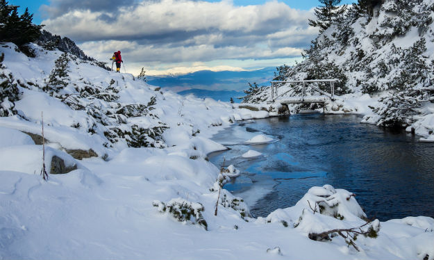 Winter landscape in Pirin mountain