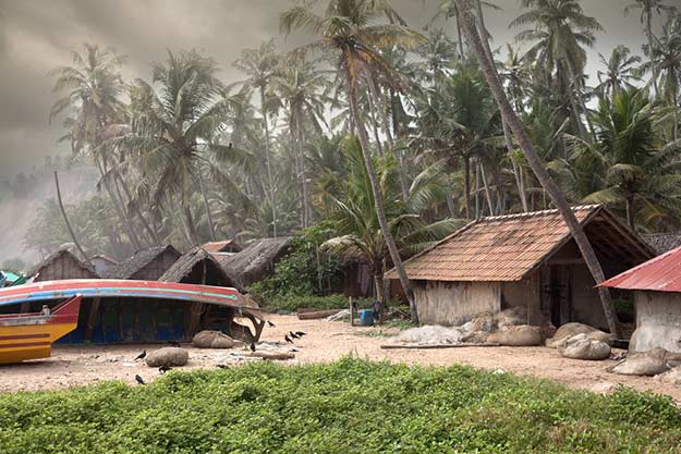 Monsoon-Kerala-village