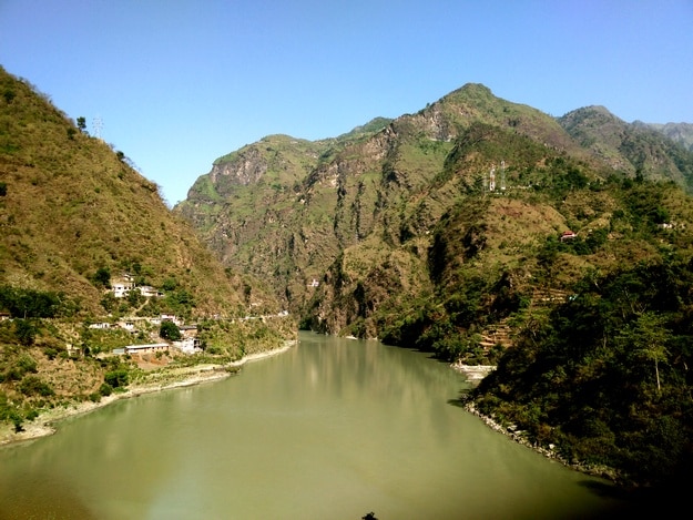 River Beas near Aut