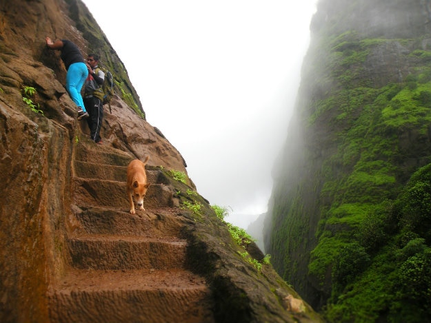 kalavantin durg trek in monsoon