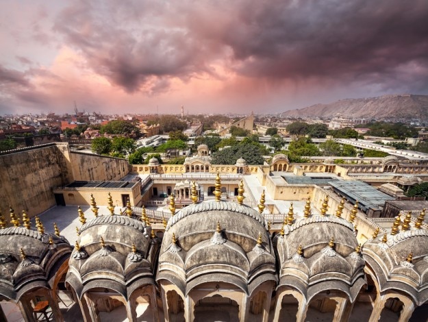 View to Old Jaipur city sight