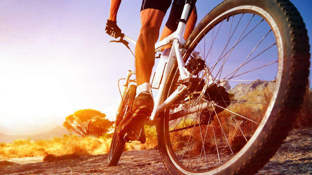 biking