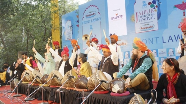 A music performance from one of the previous editions of Jaipur Literature Festival