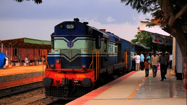 Train travel in India
