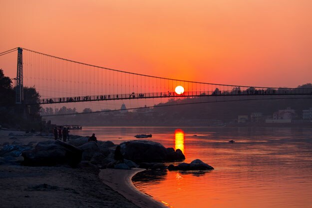Sunset at Rishikesh