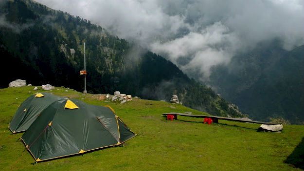 Triund Hill campsite, Photograph Courtesy: Dilip Merala