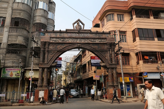 Thakurbari main gate, home of Rabindranath Tagore at Jorasanko, Kolkata