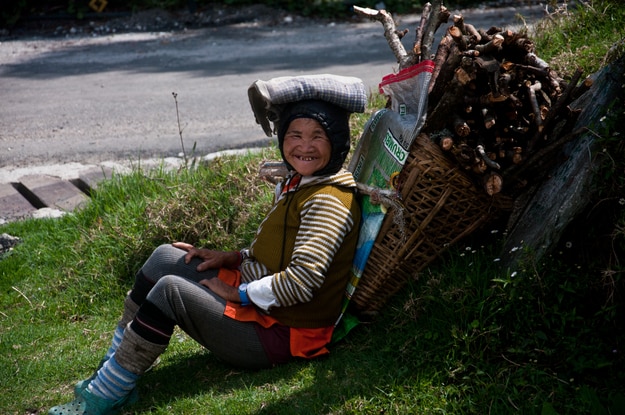 Village woman in Pelling, Sikkim