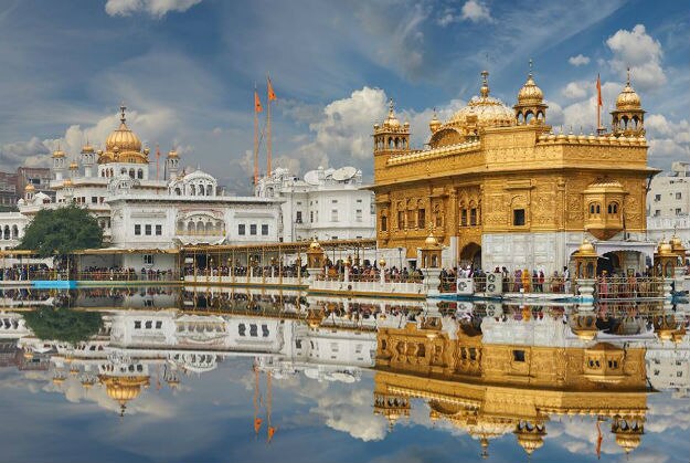 Golden temple in Amritsar