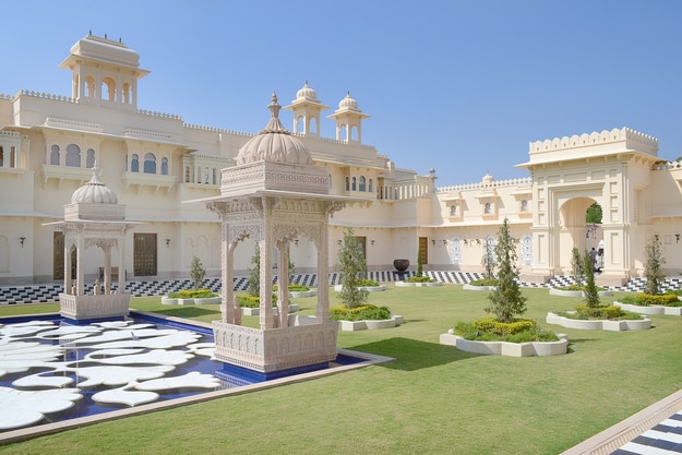 The Oberoi Udaivilas on Lake Pichoola in Udaipur, Rajasthan