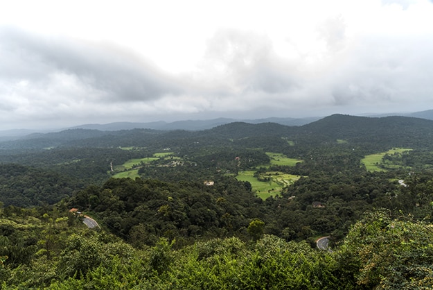 View of Coorg from Raja's Seat