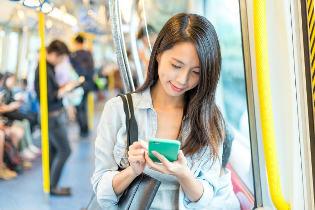 train teenager blushing