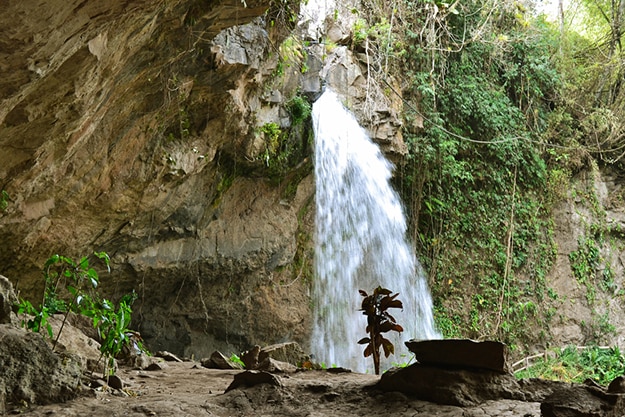 Blanca waterfall in Nicaragua