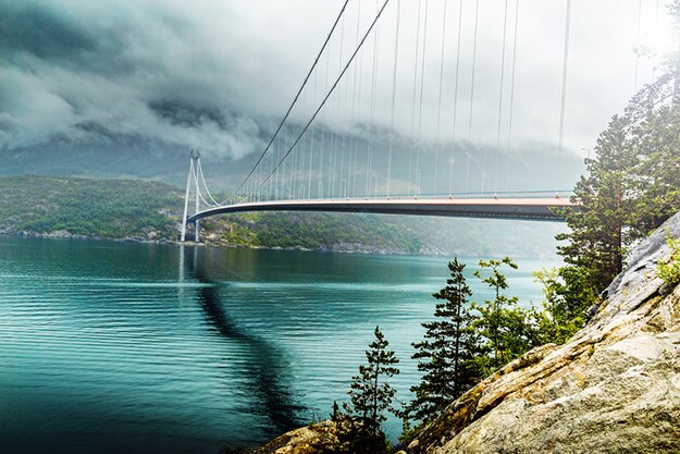 Hardangar bridge Norway