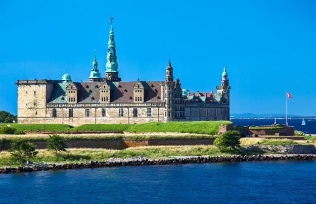 Kronborg castle in Denmark