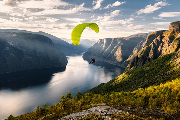 Norway paragliding
