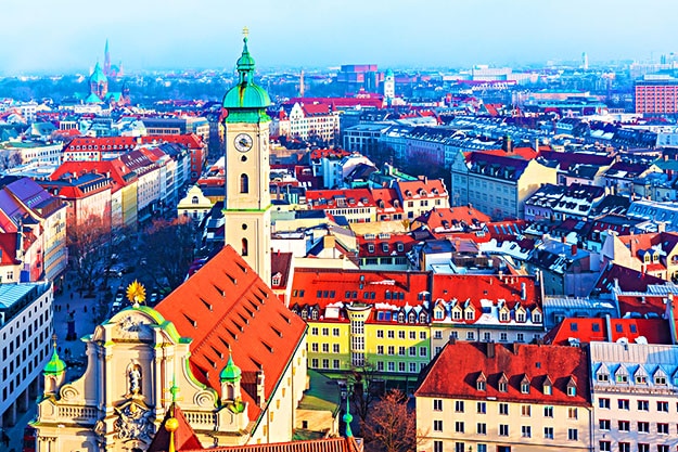 Old town panorama Germany