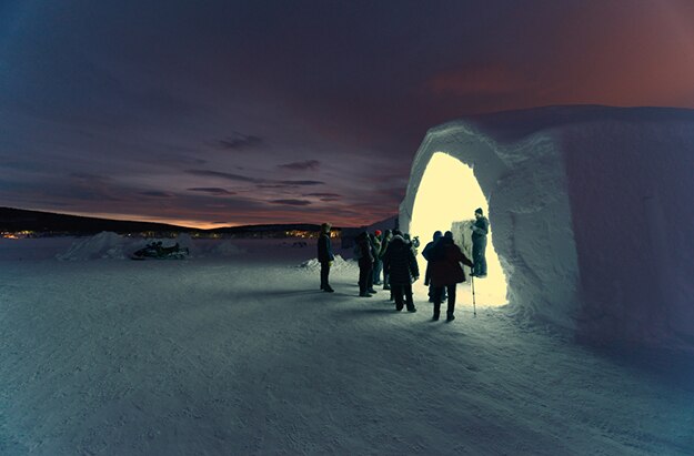 Sweden Ice Hotel exterior