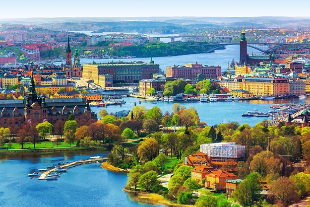 Sweden Stockholm panorama