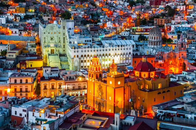 Guanajuato at night
