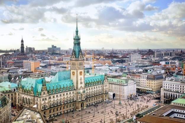 Hamburg city hall, Germany