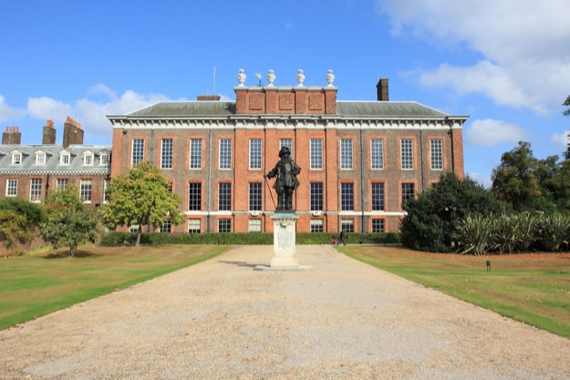 London Kensington Palace, a royal residence