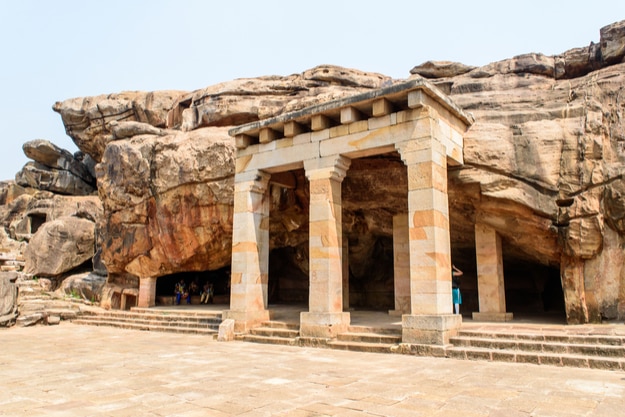 Udayagiri Caves are partly natural and partly artificial caves of archaeological, historical and religious importance near the city of Bhubaneswar in Odisha