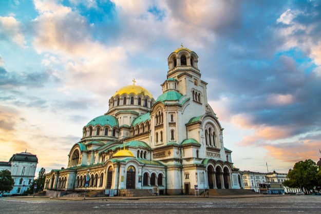 St. Alexander Nevsky Cathedral in the center of Sofia