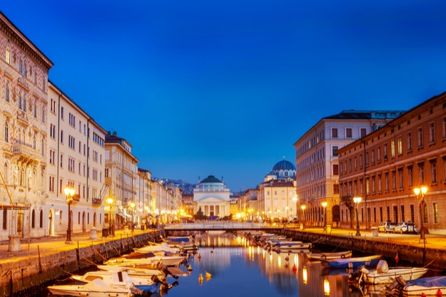The Grand Canal in Trieste