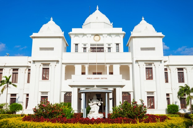 Jaffna Public Library is located in Jaffna, Sri Lanka. It is one of Jaffna most notable landmarks