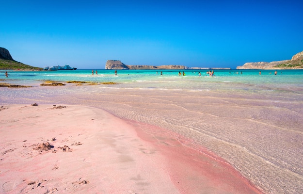 Amazing view of Balos Lagoon with magical turquoise waters
