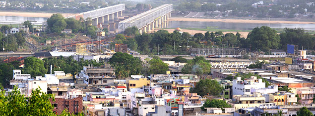 Vijayawada aerial view 2
