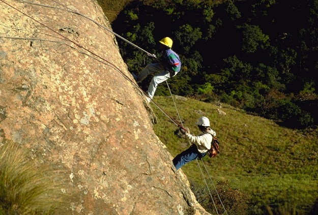 Abseiling, Photograph Courtesy: South African Tourism