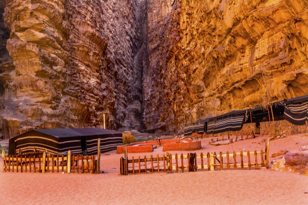 Bedouin Camp Barrah Siq Wadi Rum Valley