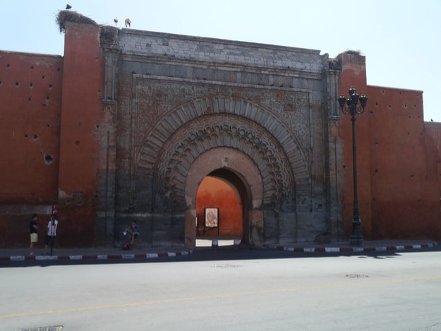 Marrakesh Marrakesh gate picture showing the Bab Agnaou gate in Marrakesh
