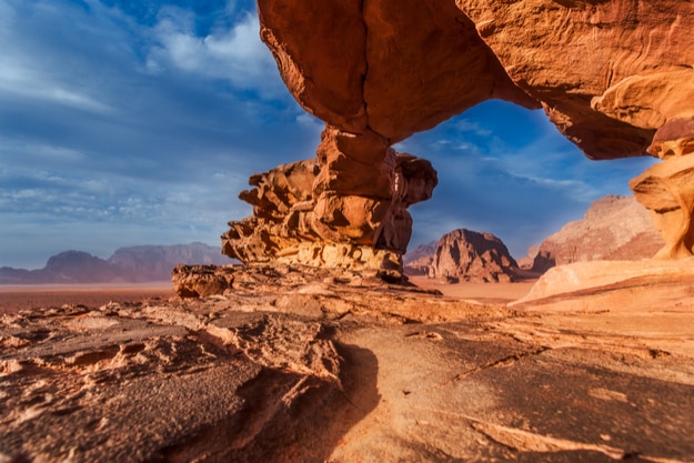 The Little Rock Bridge, Wadi Rum