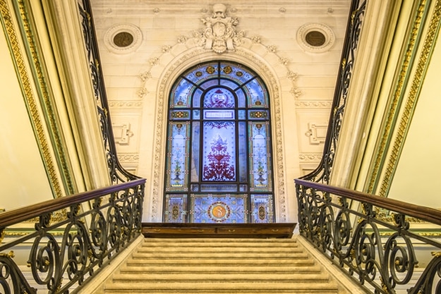 Bidebarrieta public library is a famous library located at old bilbao. The staircase and hall is a amazing architectural work