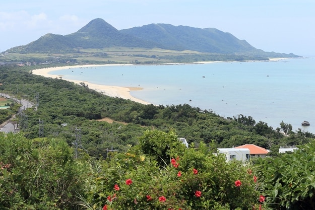 Coral sea Ishigaki island, Tamatorisaki Observation Deck