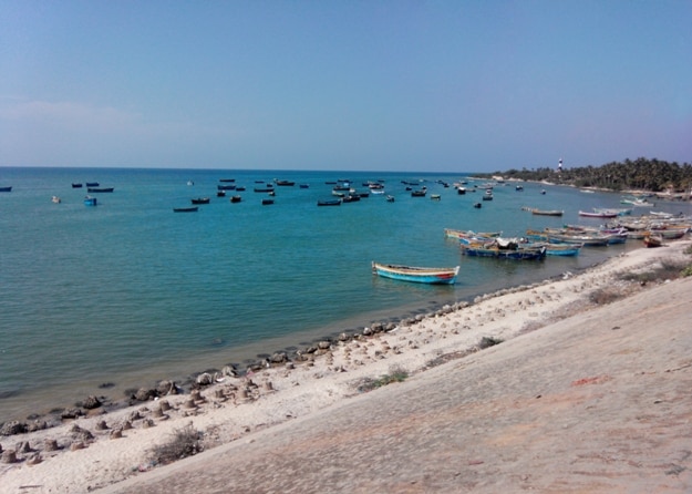 Pamban beach, Rameshwaram, Tami Nadu, India