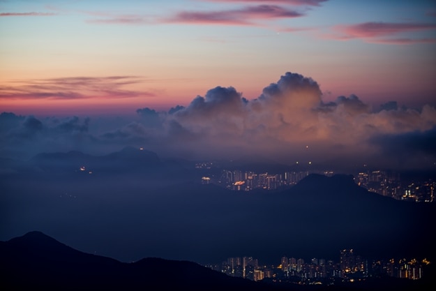 Tai Mo Shan Twilight (Credit-Elvis Mo)