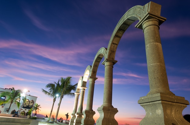 This image shows the Los Arcos in Puerto Vallarta, Mexico