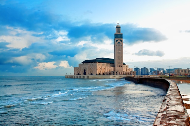 Hassan II Mosque in Casablanca, Morocco