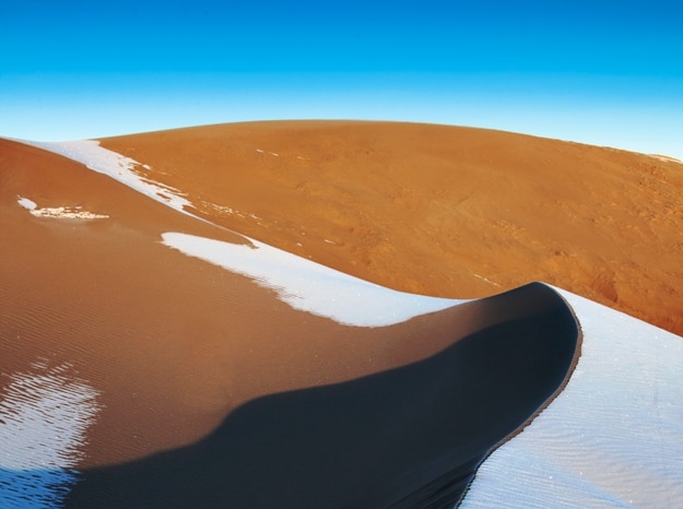 Great Sand Dunes in Snow