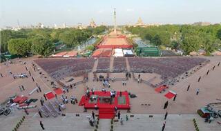 Rashtrapati Bhavan all decked up for Narendra Modi's swearing-in ceremony
